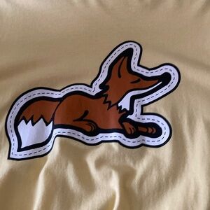 Yellow T-Shirt with Fox Patch